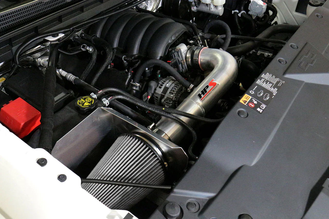 HPS Performance Air Intake GMC Yukon 6.2L V8 (2018-2020) Blue / Polished / Red / Black - Image 6