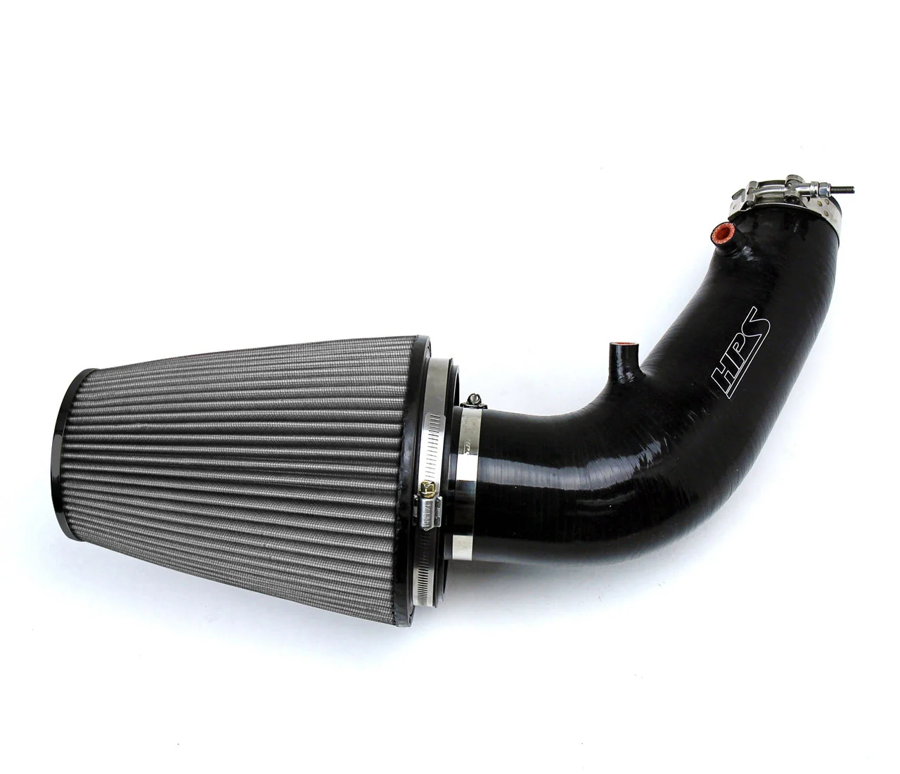HPS Short Ram Air Intake Honda S2000 AP1/AP2 (2000-2009) Wrinkle Black Finish - Image 2