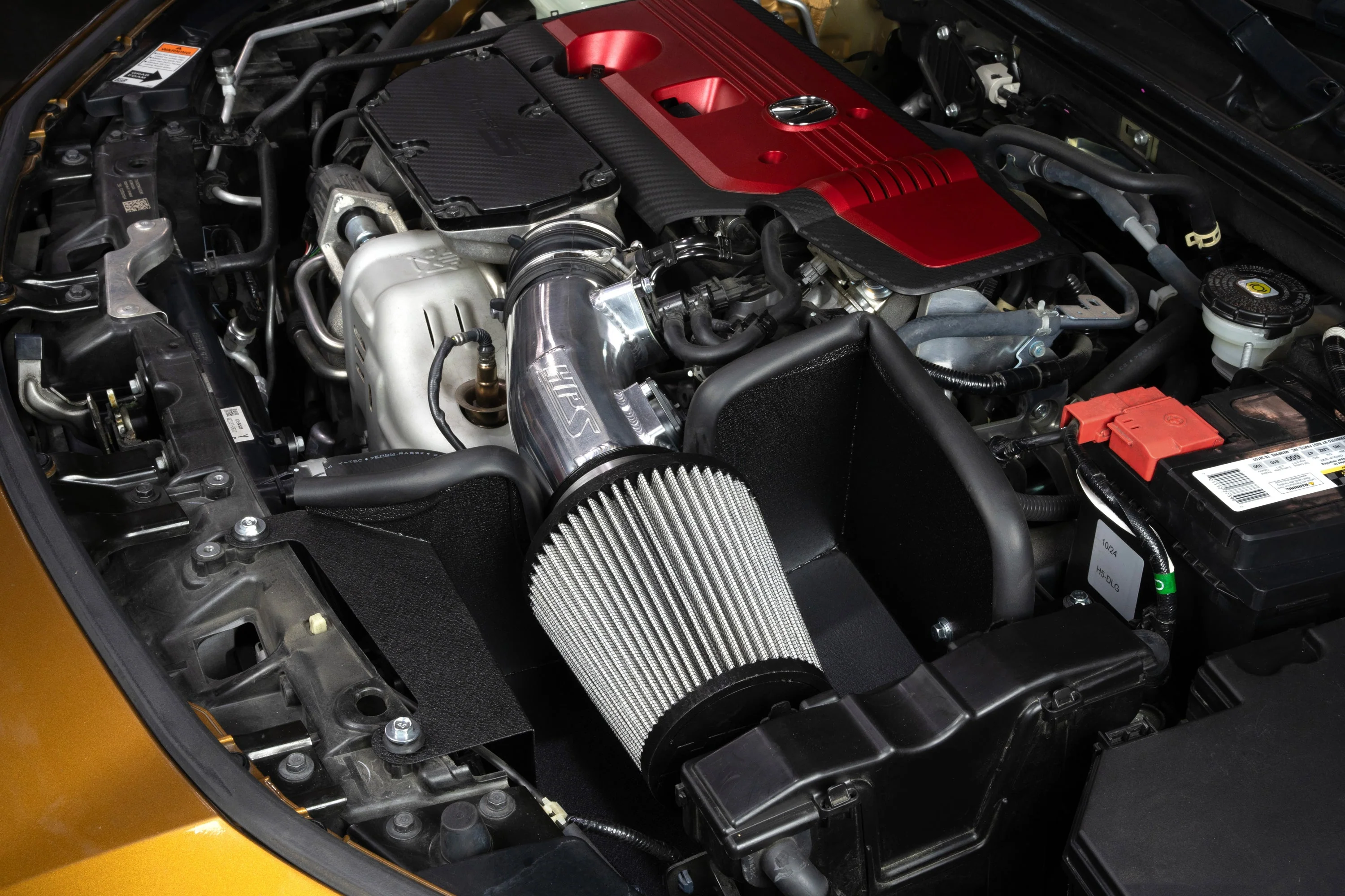 HPS Performance Air Intake Kit Acura Integra Type S 2.0L (24-25) Polished / Black / Red / Blue - Image 8