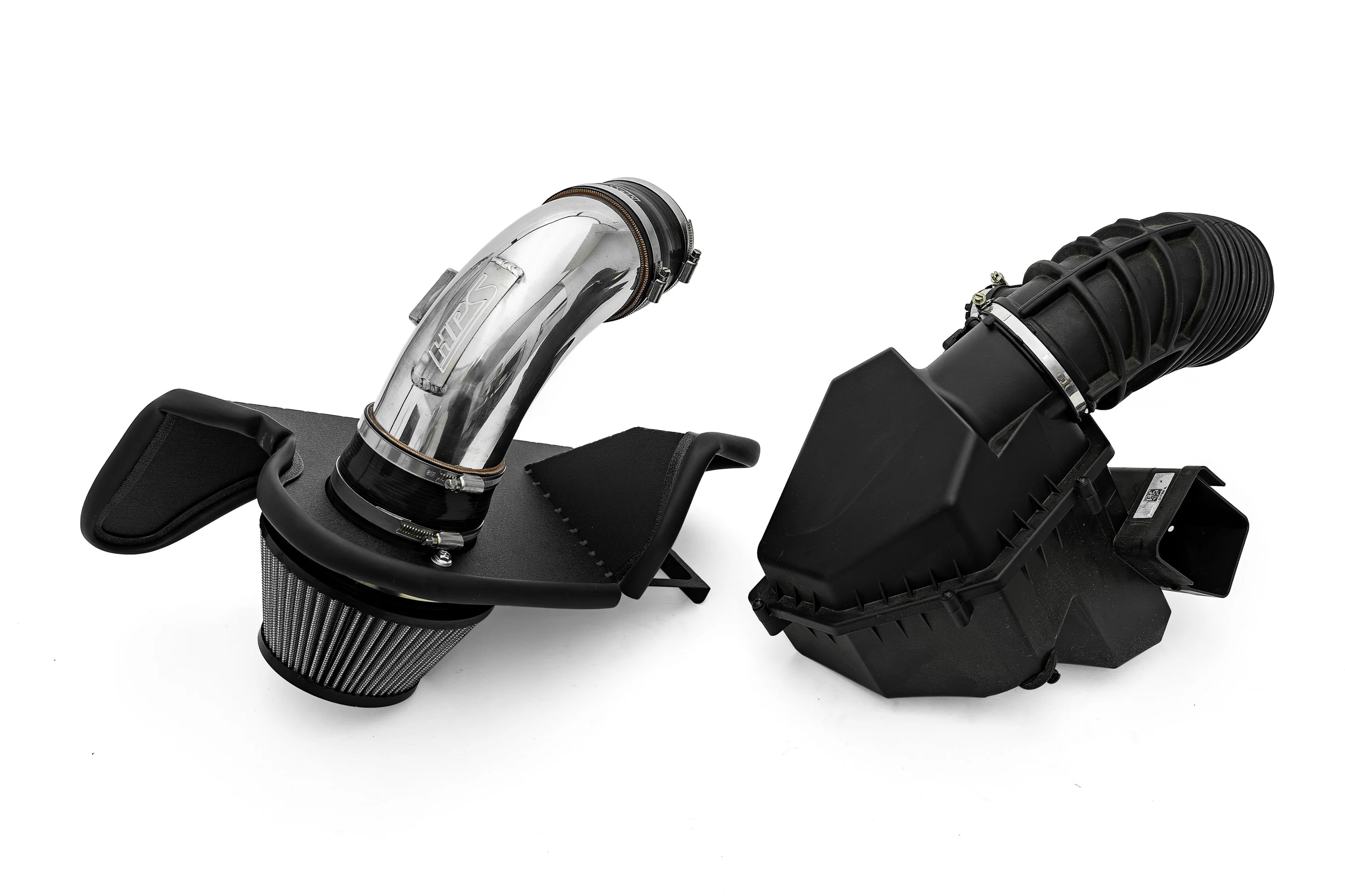 HPS Performance Air Intake Kit BMW X7 G07 3.0L (23-25) Polished / Black / Red / Blue w/ Heat Shield - Image 6