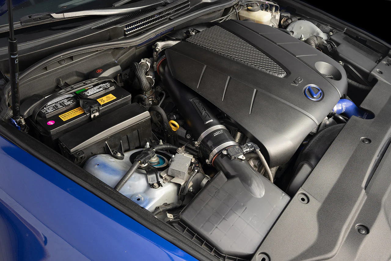HPS Performance Air Intake Lexus IS250 2.5L V6 (06-13) IS250C 2.5L V6 (10-15) Blue / Polished / Red / Black - Image 9