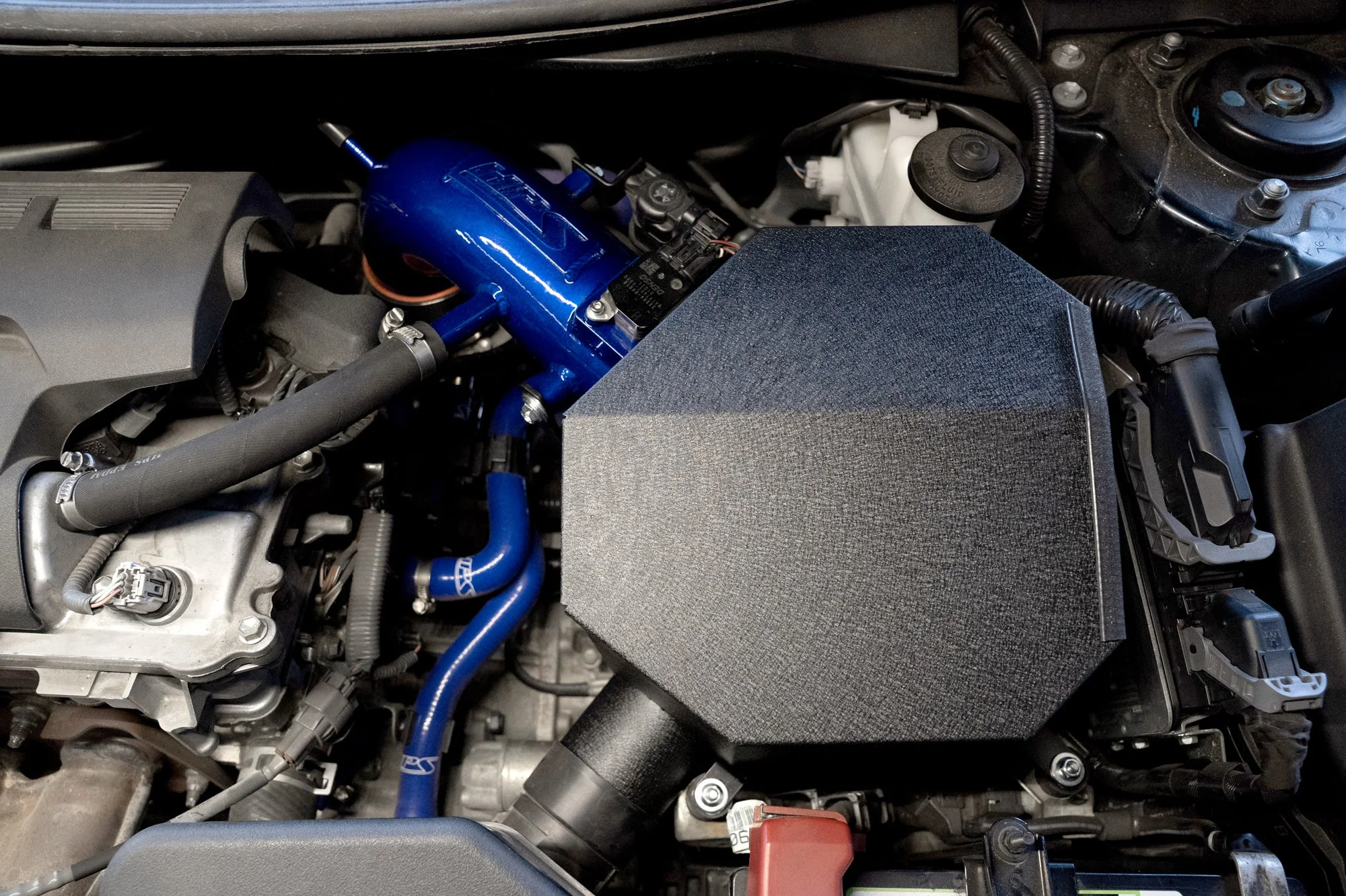 HPS Performance Air Intake Toyota Camry 2.5L (2012-2017) Blue / Polished / Red / Black 827-691 - Image 5