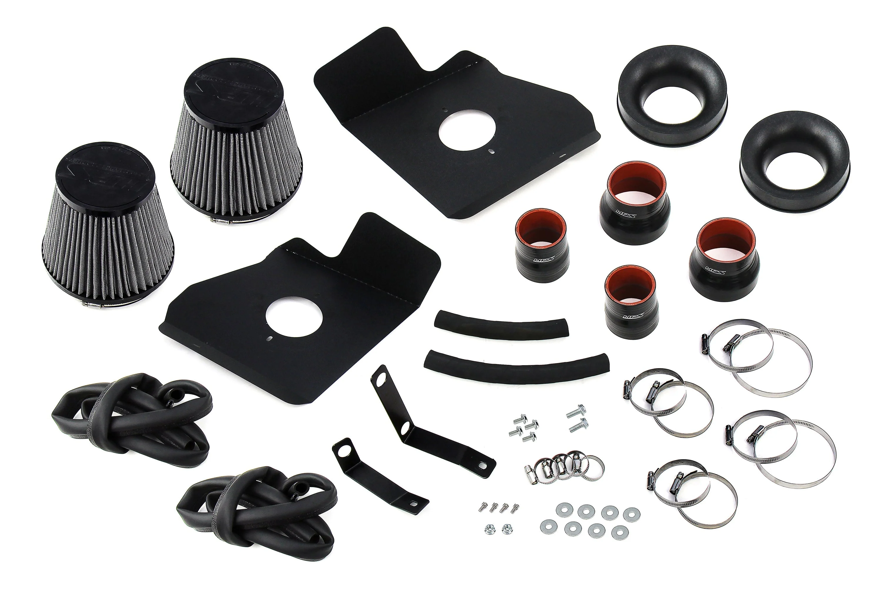 HPS Performance Air Intake Toyota Tundra 3.4L V6 Twin Turbo (2022-2025) Polished / Red / Black - Image 6