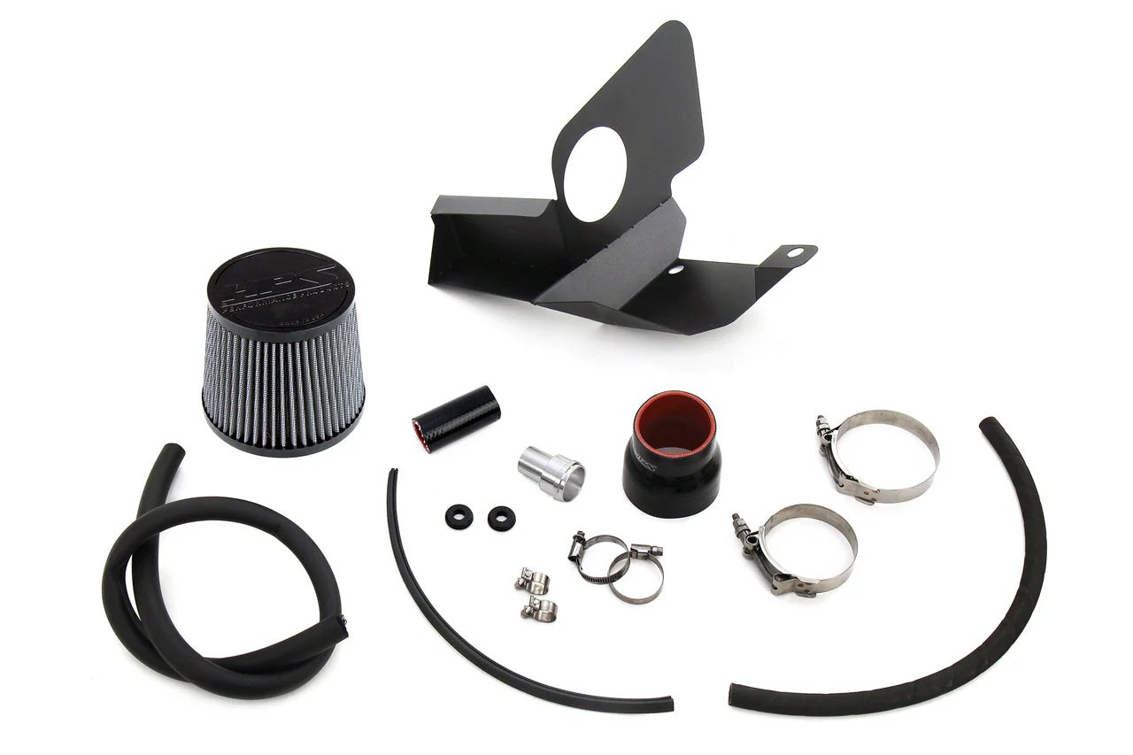 HPS Performance Air Intake VW Jetta 1.4T Turbo (2019-2021) with Heat Shield - Polished / Black / Red - Image 4