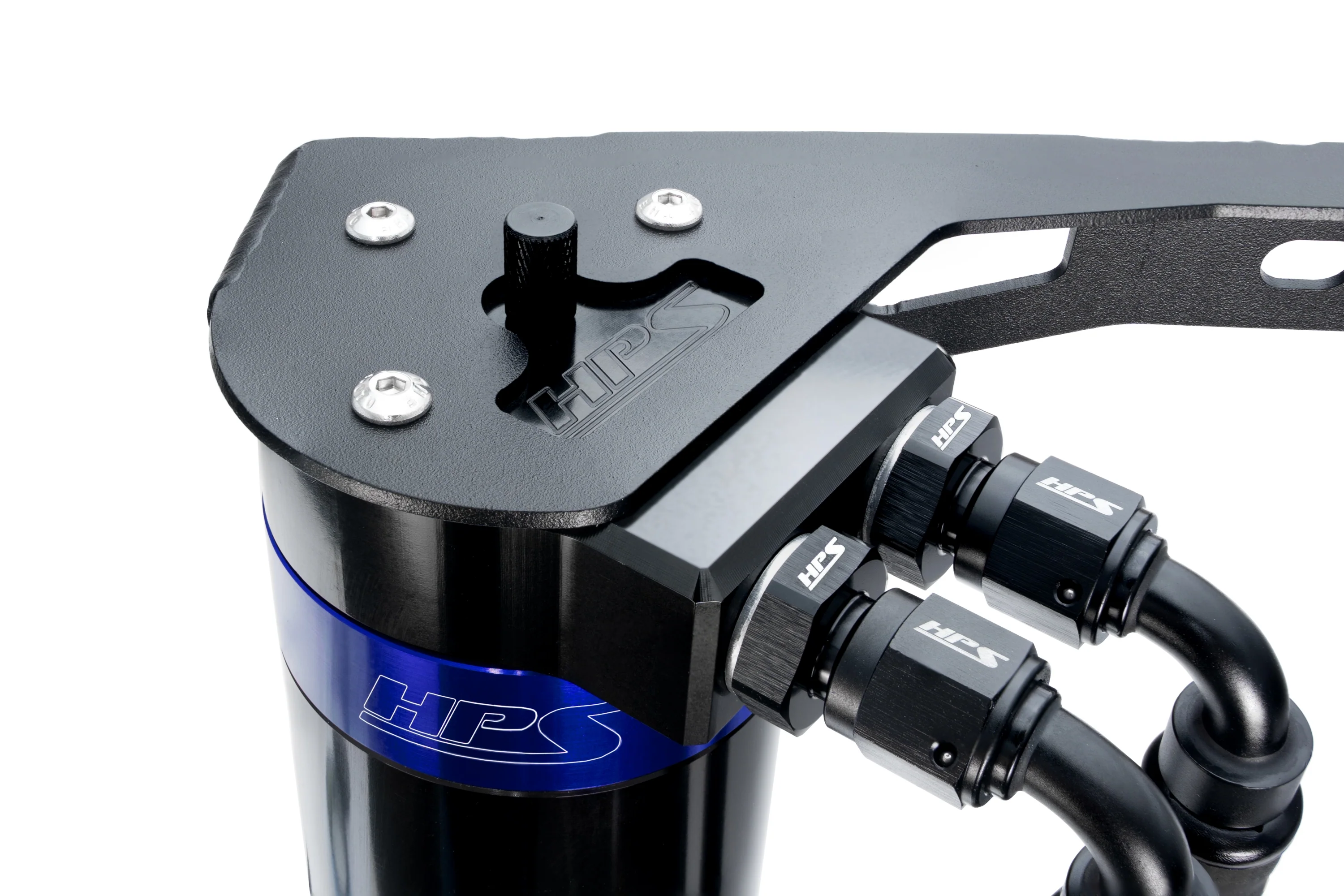 HPS Performance Oil Catch Can Acura RDX 2.0L Turbo (2019-2025) Red / Black / Blue 860-015 - Image 15