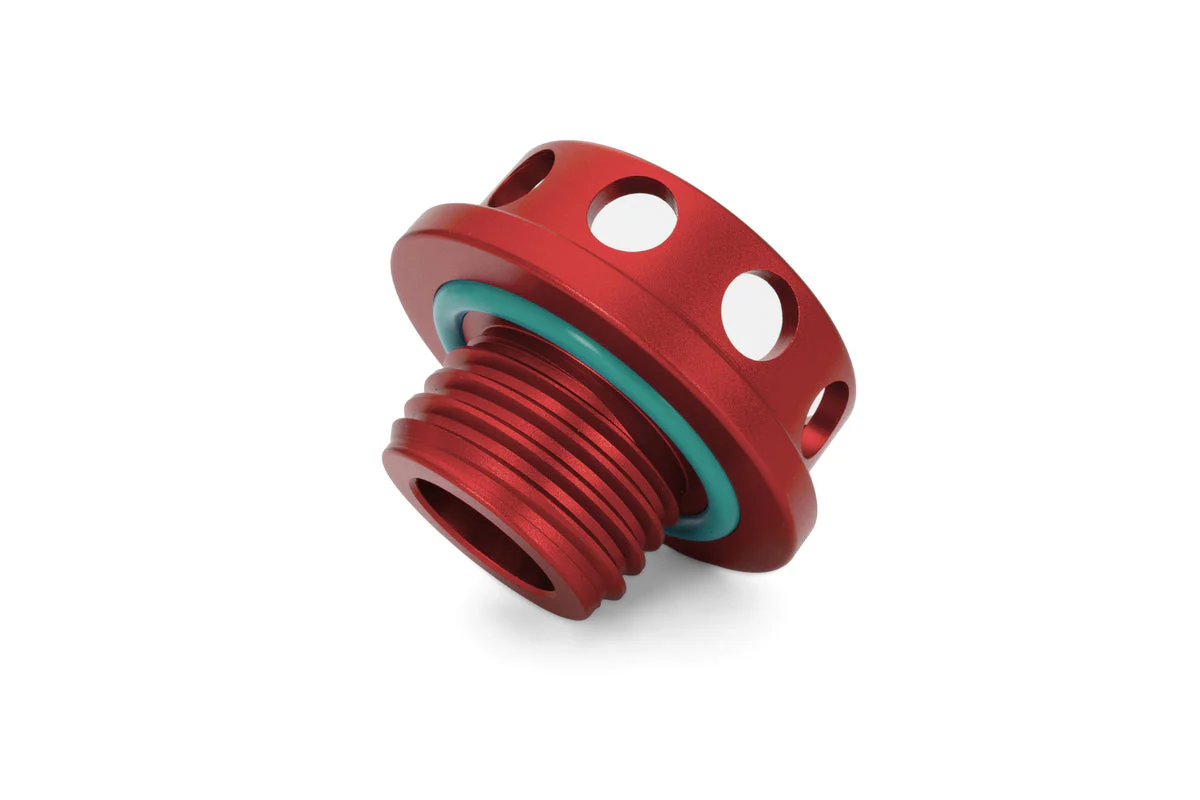 HPS Performance Billet Oil Cap Infiniti G35 G37 Q50 Q60 & Nissan 350Z 370Z Altima Maxima Frontier Pathfinder - Black / Red / Blue - Image 7