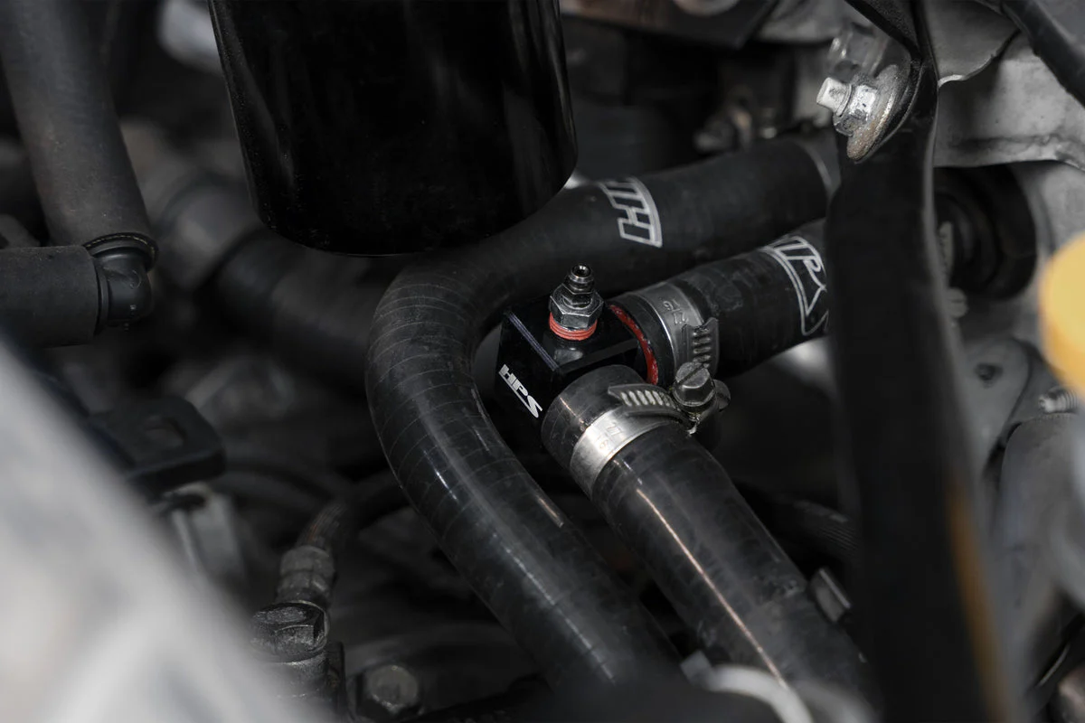 HPS Performance Coolant Bleed Valve Kit for Subaru BRZ FRS 86/GR86 (13-26) Billet Black CBVK-1001 - Image 2