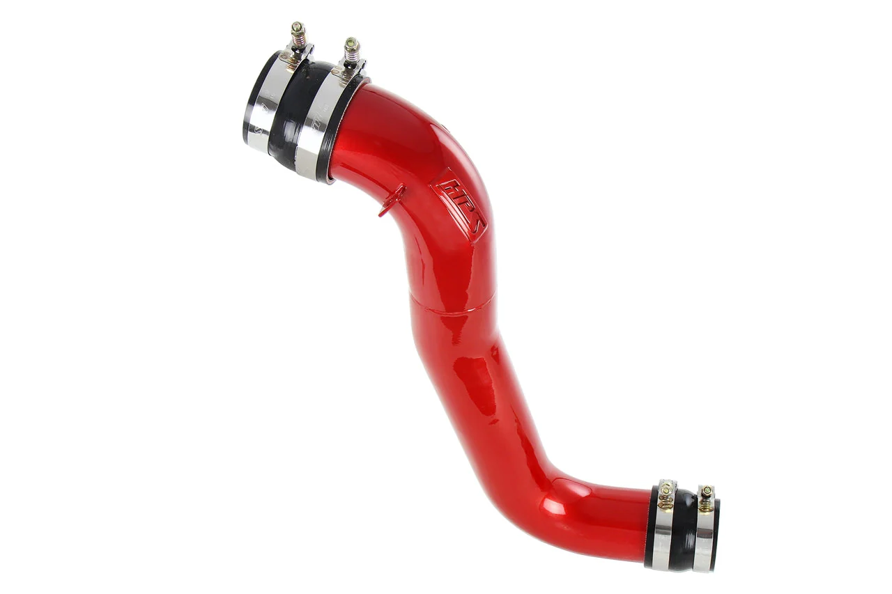 HPS Performance Intercooler Charge Pipe for Chevy Silverado 2500 HD 6.6L (13–16) Polished / Black / Red - Image 6