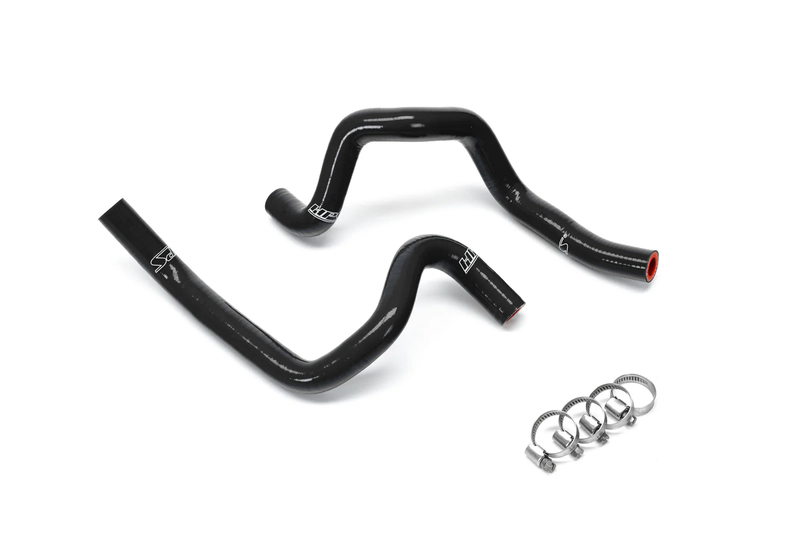 HPS Performance Silicone Hose Kit for Subaru Impreza WRX STI 2.5L H4 Turbo (2004) Reinforced Heater Coolant - Black / Blue / Red - Image 2