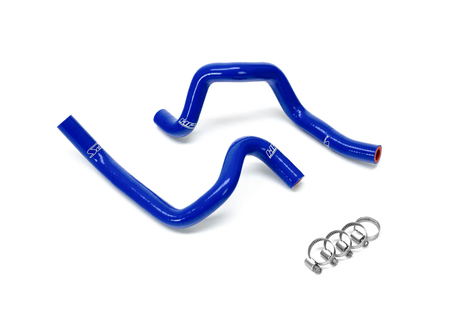 HPS Performance Silicone Hose Kit for Subaru Impreza WRX STI 2.5L H4 Turbo (2004) Reinforced Heater Coolant - Black / Blue / Red - Image 3
