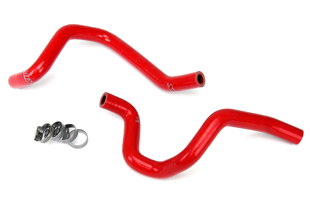 HPS Performance Silicone Heater Coolant Hose Kit for Subaru WRX 2.5L H4 Turbo (2006-2007) Black / Blue / Red - Image 3