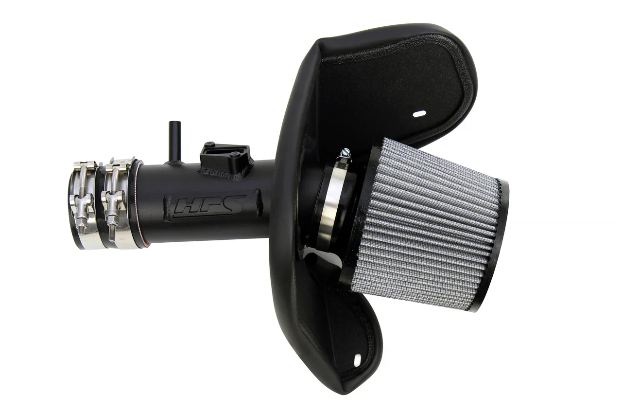 HPS Performance Short Ram Air Intake Acura TSX 3.5L V6 (2010-2014) Blue / Polished / Red / Black - Image 4