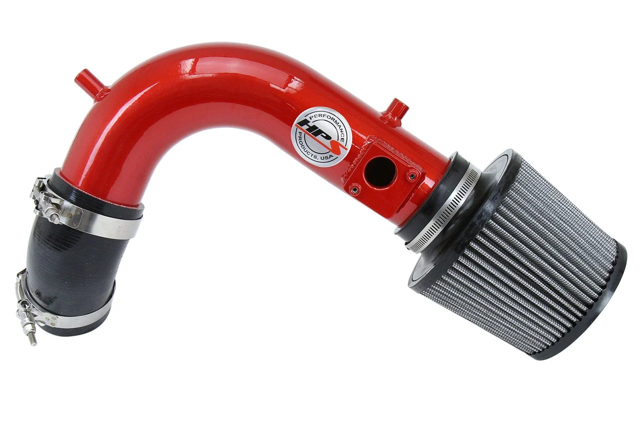 HPS Performance Short Ram Air Intake Honda Accord 2.4L (2008-2012) Blue / Polished / Red / Black - Image 5