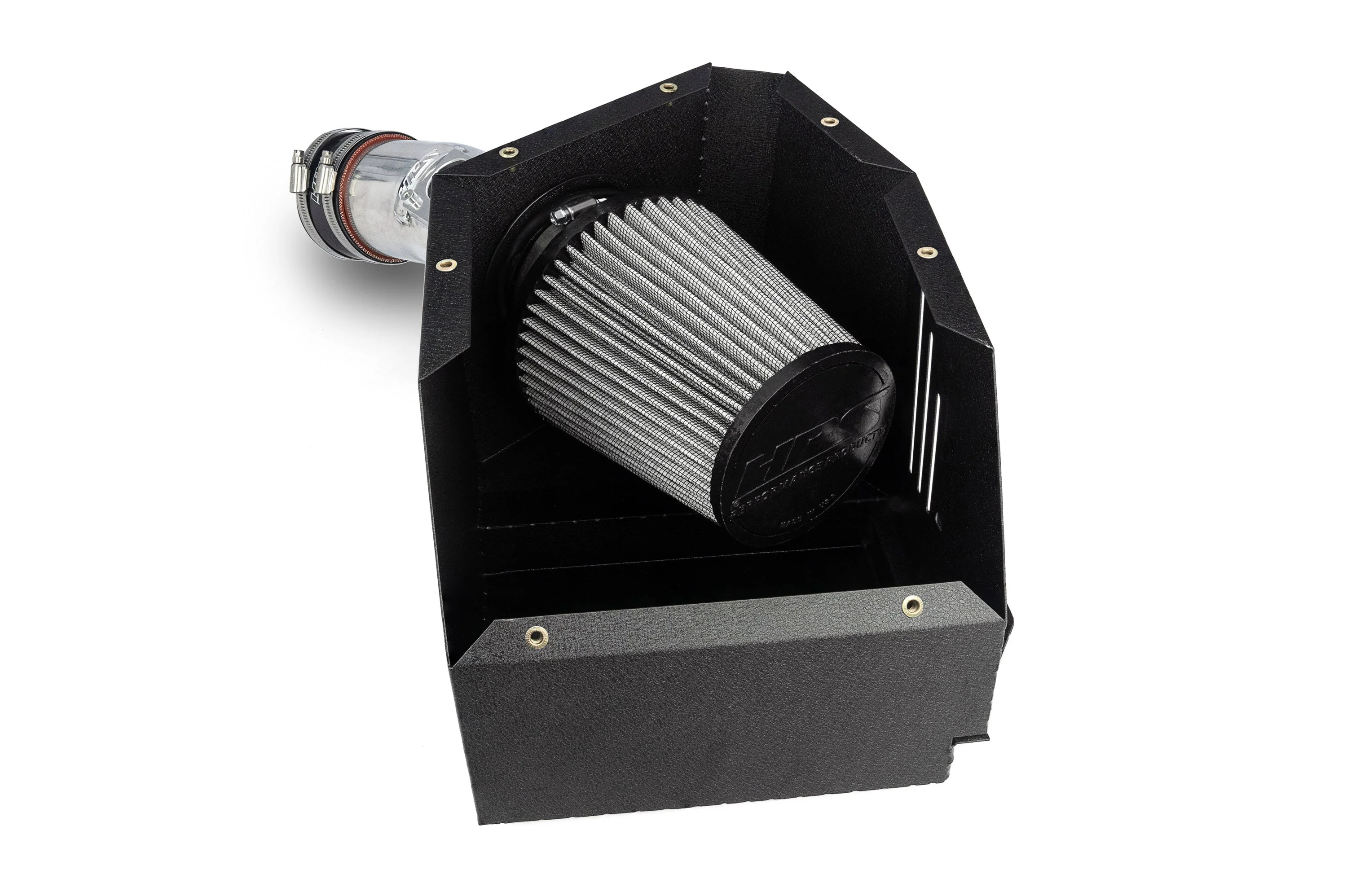 HPS Performance Short Ram Air Intake Toyota GR Corolla (2023-2024) Blue / Polish / Red / Black
