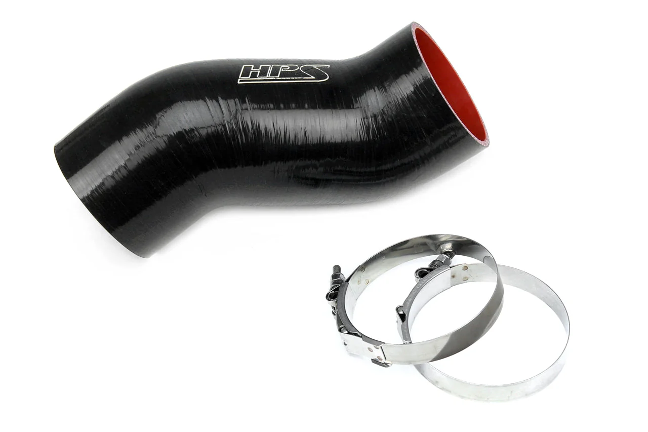 HPS Performance Silicone Air Intake Hose Dodge Ram 1500/2500/3500 5.7L V8 (03-08) Black / Blue / Red - Image 2