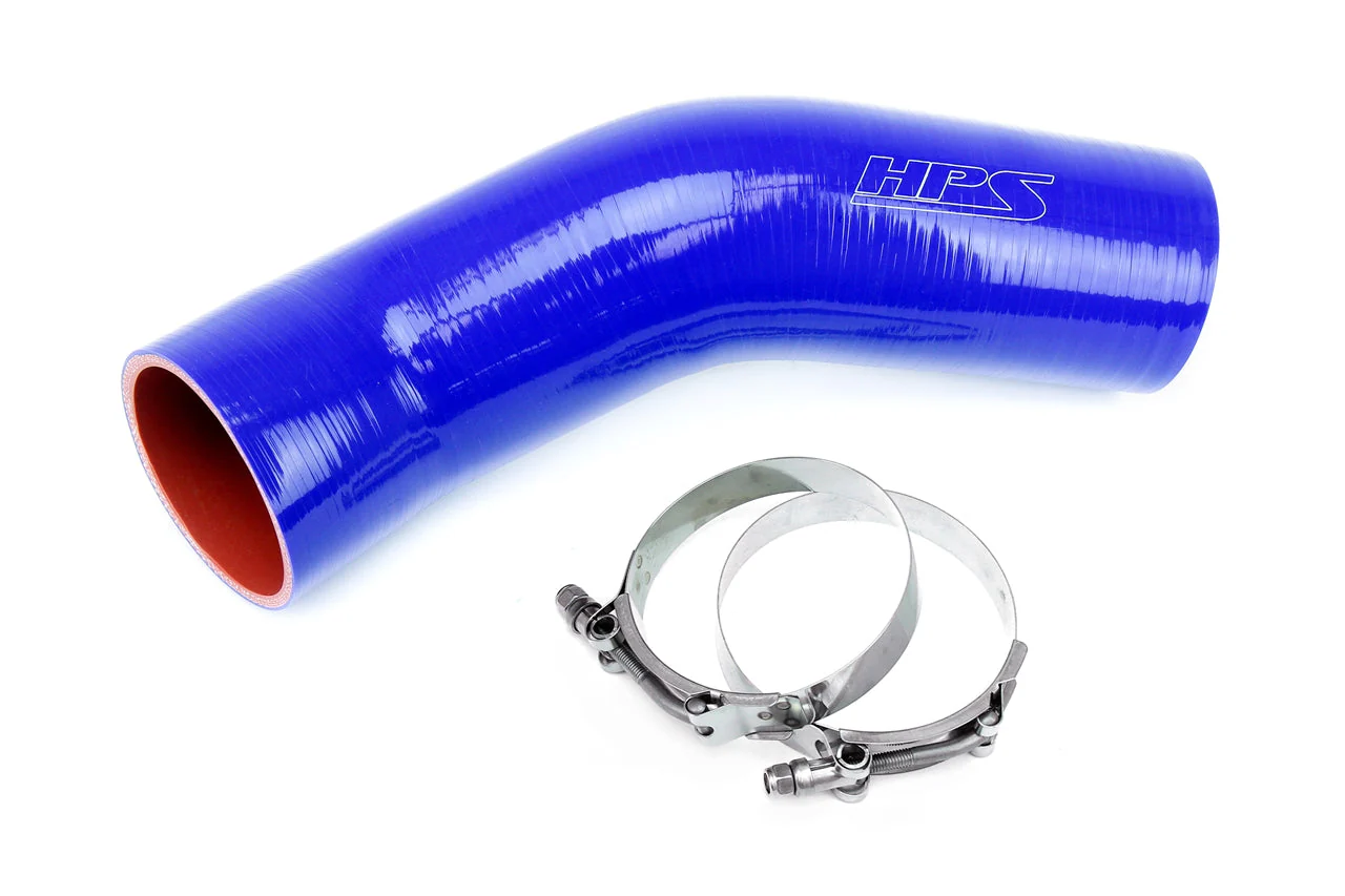 HPS Performance Silicone Air Intake Hose Toyota Land Cruiser FJ80 4.5L 1FZ-FE (93-94) [Post MAF] Black / Blue / Red