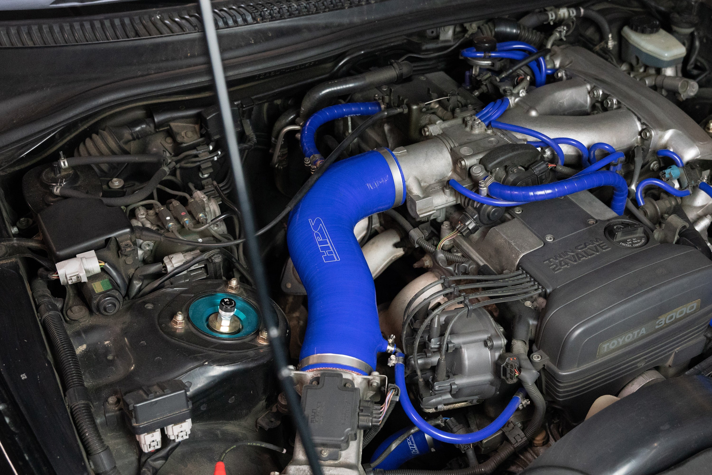 HPS Performance Silicone Air Intake Hose Toyota Supra 3.0L Non-Turbo 2JZ-GE (93-96) [Post MAF] Black or Blue - Image 5