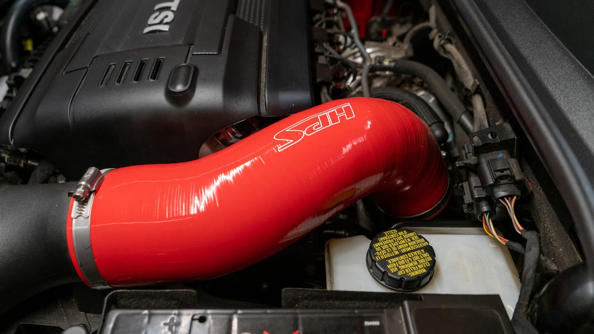 HPS Performance Silicone Air Intake Hose VW GTI 2.0T TSI (2015-2021) Black / Blue / Red - Image 5