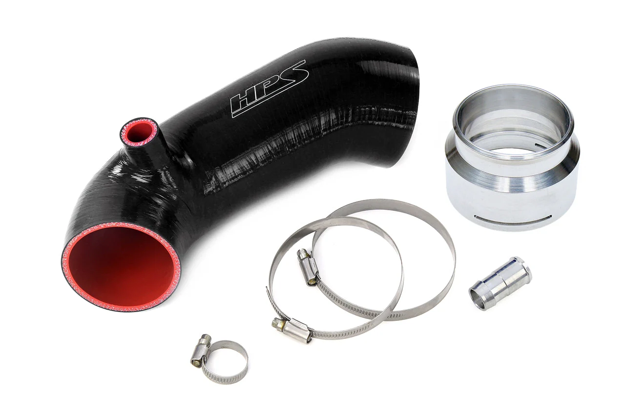 HPS Performance Silicone Air Intake Tube BMW Z4 M40i 3.0L Turbo (2019-2022) Black or Blue - Image 2