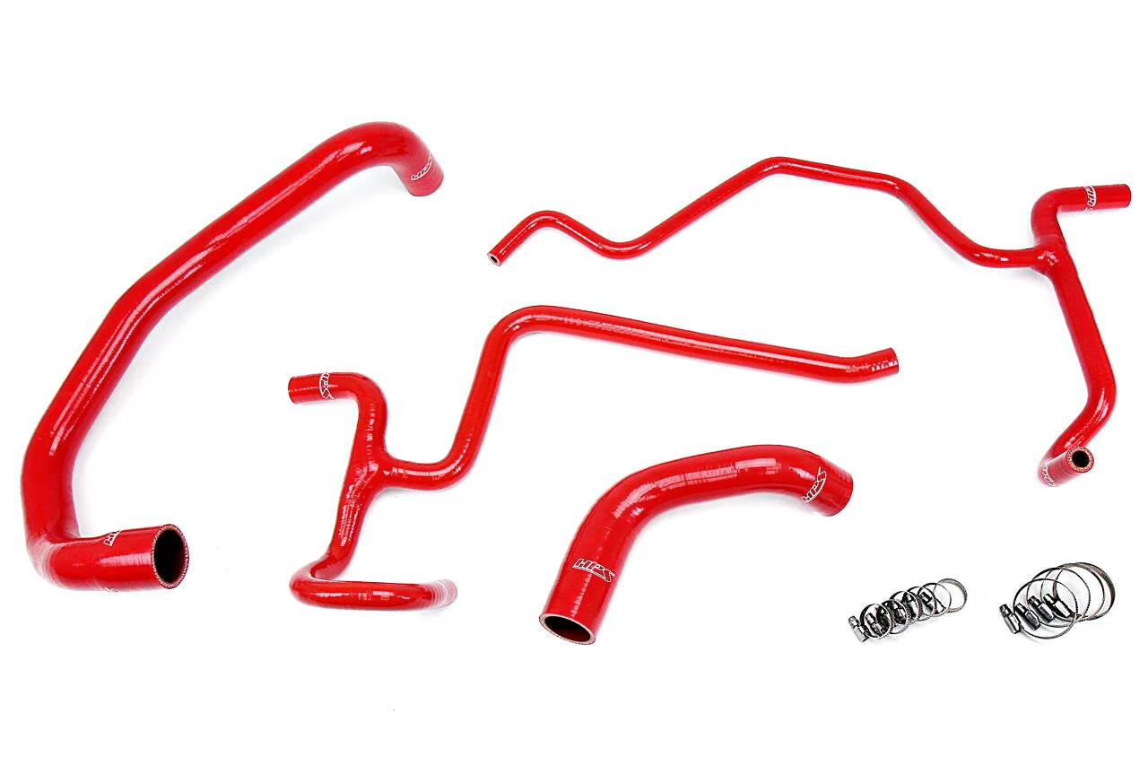 HPS Performance Silicone Coolant Hose Kit Chrysler 300C 5.7L V8 (2005-2010) [Radiator + Heater] Red / Blue / Black - Image 3