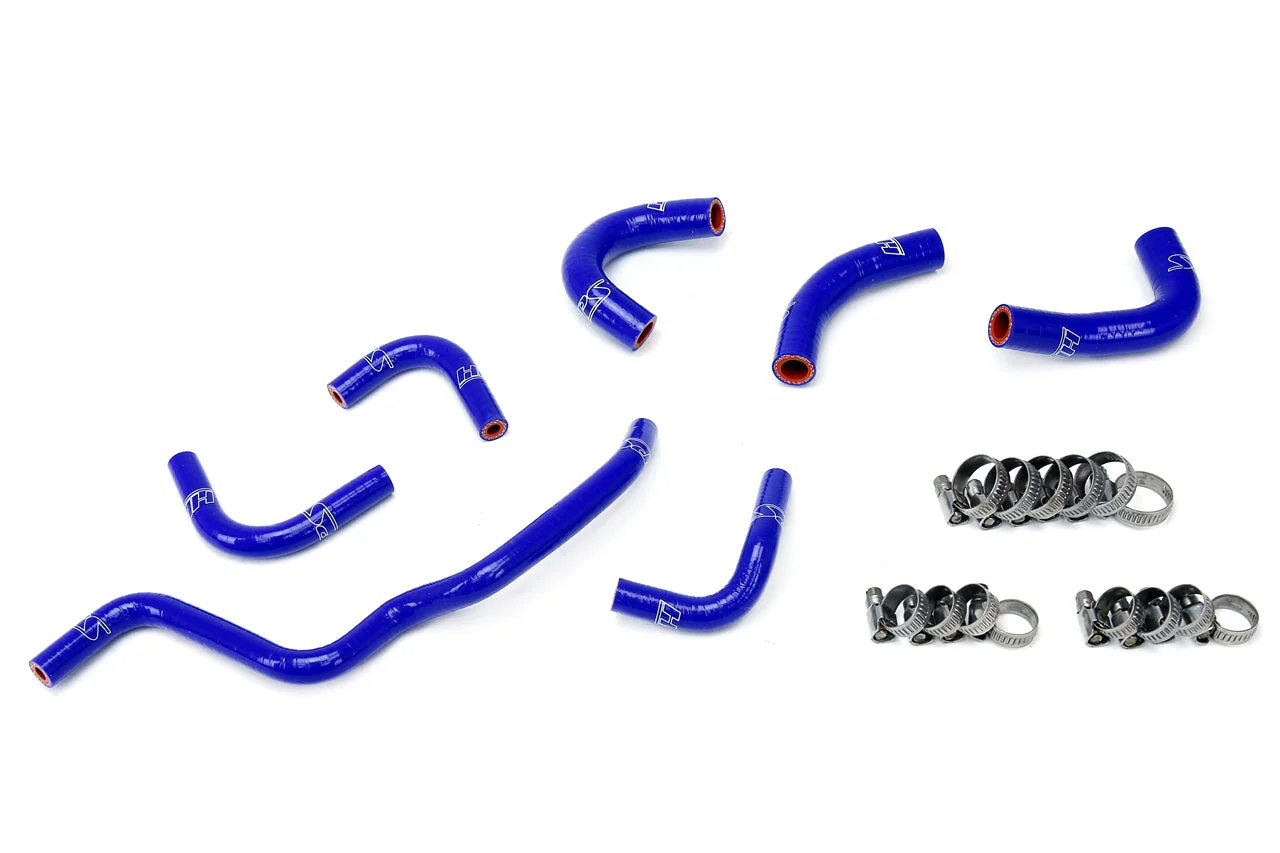 HPS Performance Silicone Coolant Hose Kit Honda S2000 AP2 2.2L (2006-2009) [Oil Cooler & Throttle Body] Black / Blue / Red - Image 2