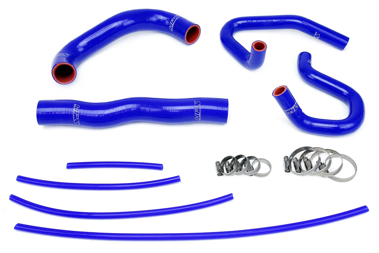 HPS Performance Silicone Coolant Hose Kit Hyundai Genesis Coupe 2.0T Turbo (2013-2014) [Radiator + Heater] Red / Blue / Black
