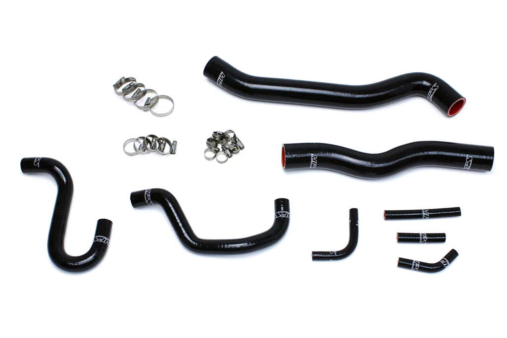 HPS Performance Silicone Coolant Hose Kit Hyundai Genesis Coupe 3.8L V6 (13-16) [Radiator + Heater] Black / Blue / Red - Image 2