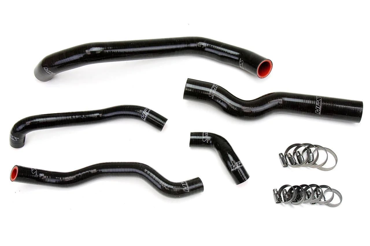 HPS Performance Silicone Coolant Hose Kit Infiniti M35 3.5L V6 (2006-2009) [Radiator + Heater] Black / Blue / Red - Image 2