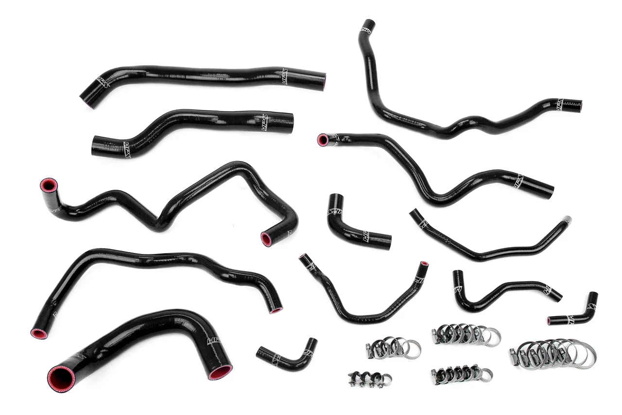HPS Silicone Coolant Hoses Mazda Mazdaspeed6 2.3L Turbo (06-07) [Radiator, Heater, Oil Cooler, Ancillary] Black / Blue / Red - Image 2