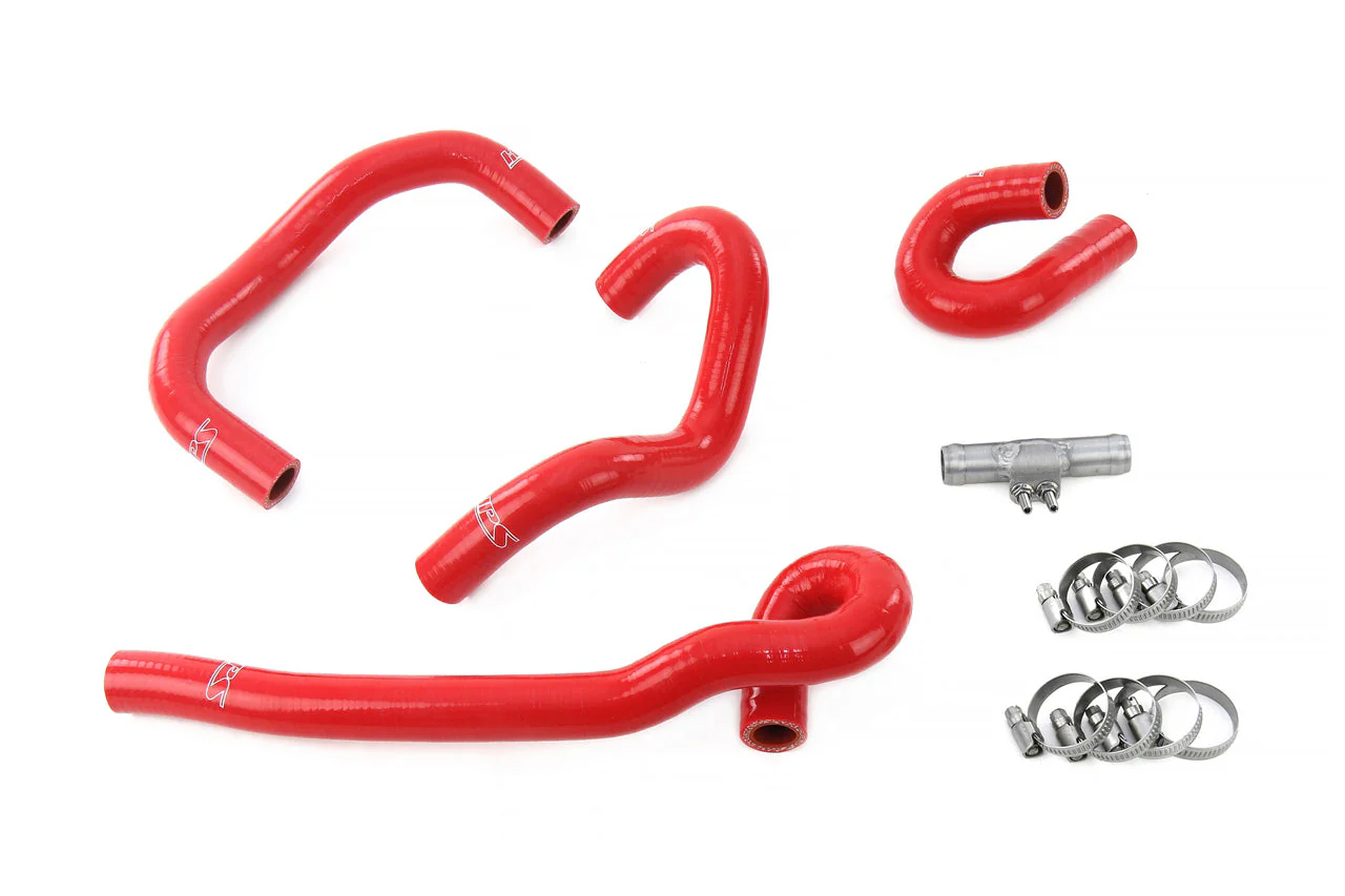 HPS Performance Silicone Coolant Hoses Nissan Skyline GTR R33 RB26 (95-98) [Radiator + Heater + Ancillary + Idle Air Control] Black / Blue / Red - Image 6