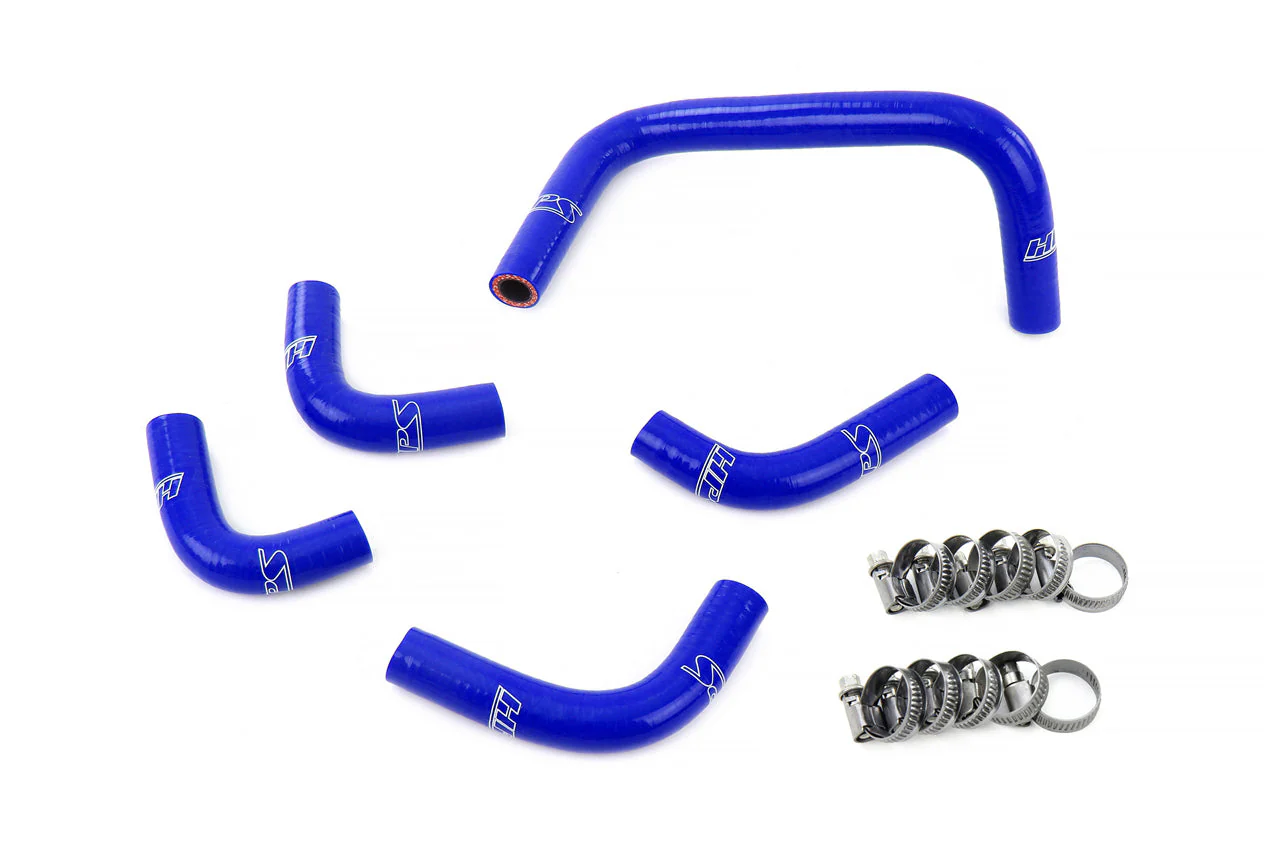 HPS Performance Silicone Coolant Hoses Nissan Skyline GTR R33 RB26 (95-98) [Radiator + Heater + Ancillary + Idle Air Control] Black / Blue / Red - Image 7