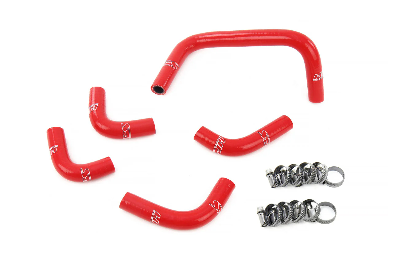 HPS Performance Silicone Coolant Hoses Nissan Skyline GTR R33 RB26 (95-98) [Radiator + Heater + Ancillary + Idle Air Control] Black / Blue / Red - Image 9