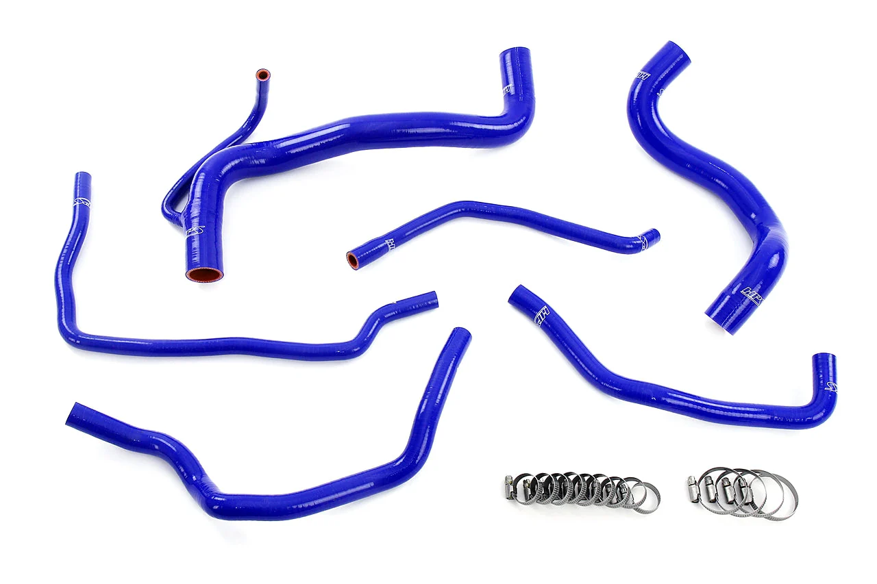 HPS Performance Silicone Coolant Hose Kit Scion xB 2.4L (08-15) [Radiator + Heater] Black / Blue / Red - Image 2