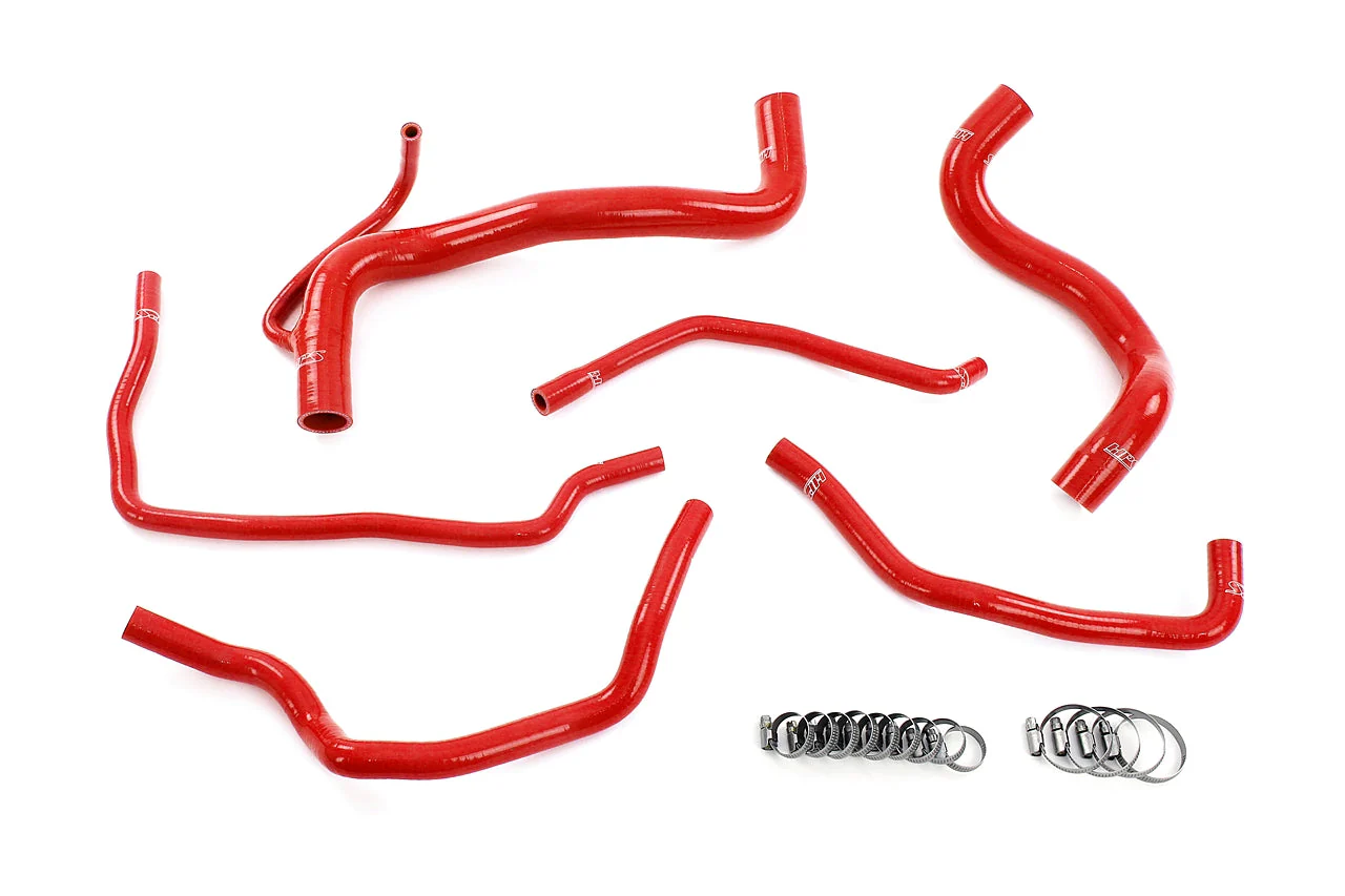 HPS Performance Silicone Coolant Hose Kit Scion xB 2.4L (08-15) [Radiator + Heater] Black / Blue / Red - Image 4