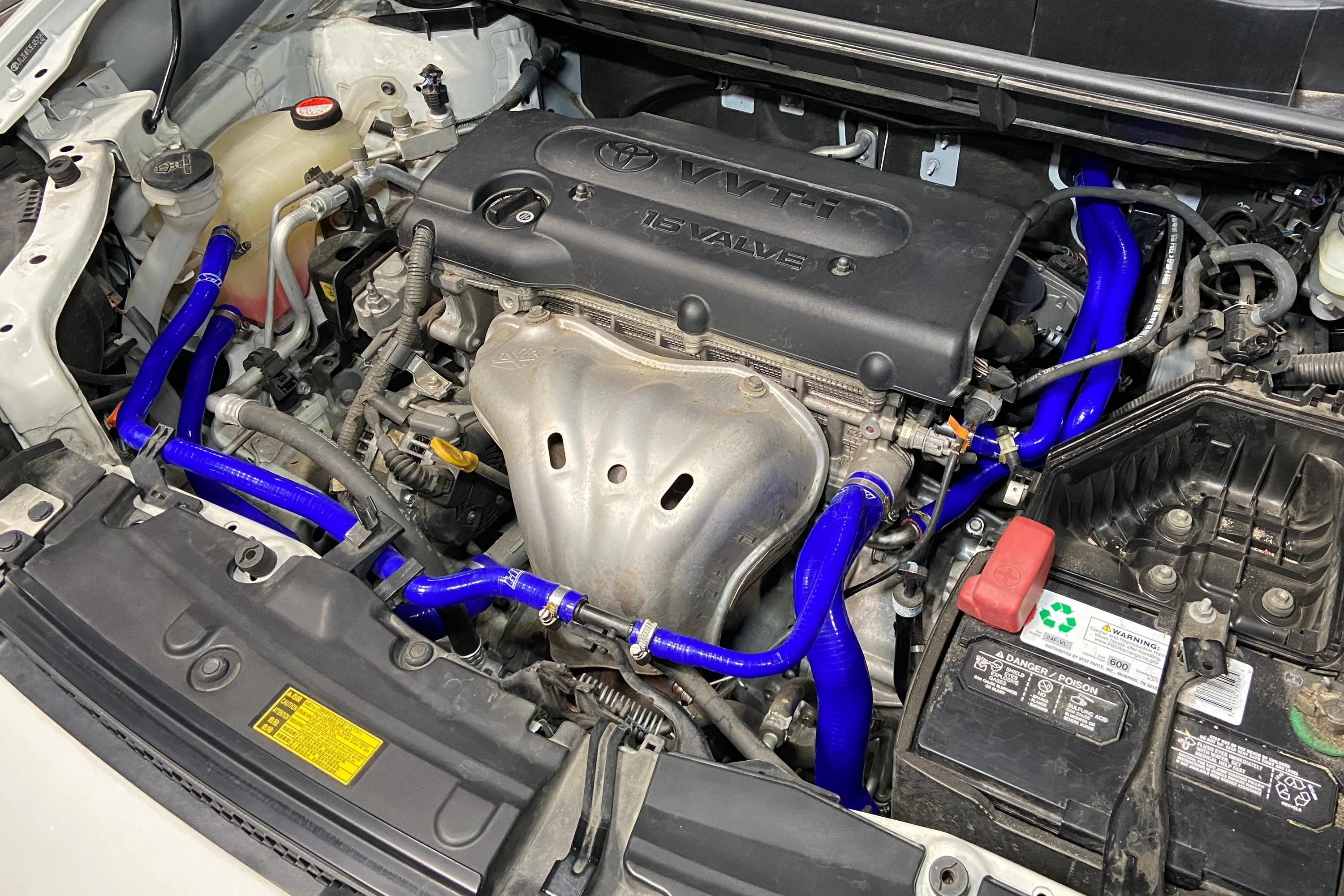 HPS Performance Silicone Coolant Hose Kit Scion xB 2.4L (08-15) [Radiator + Heater] Black / Blue / Red - Image 5
