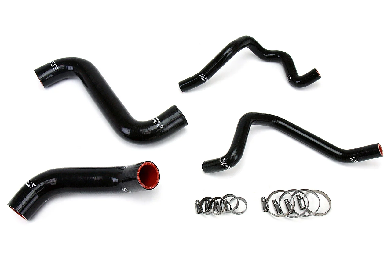 HPS Performance Silicone Coolant Hose Kit Subaru WRX 2.0L (2005) WRX STi 2.5L (05-07) WRX 2.5L (06-07) [Radiator + Heater] Black / Blue / Red - Image 2