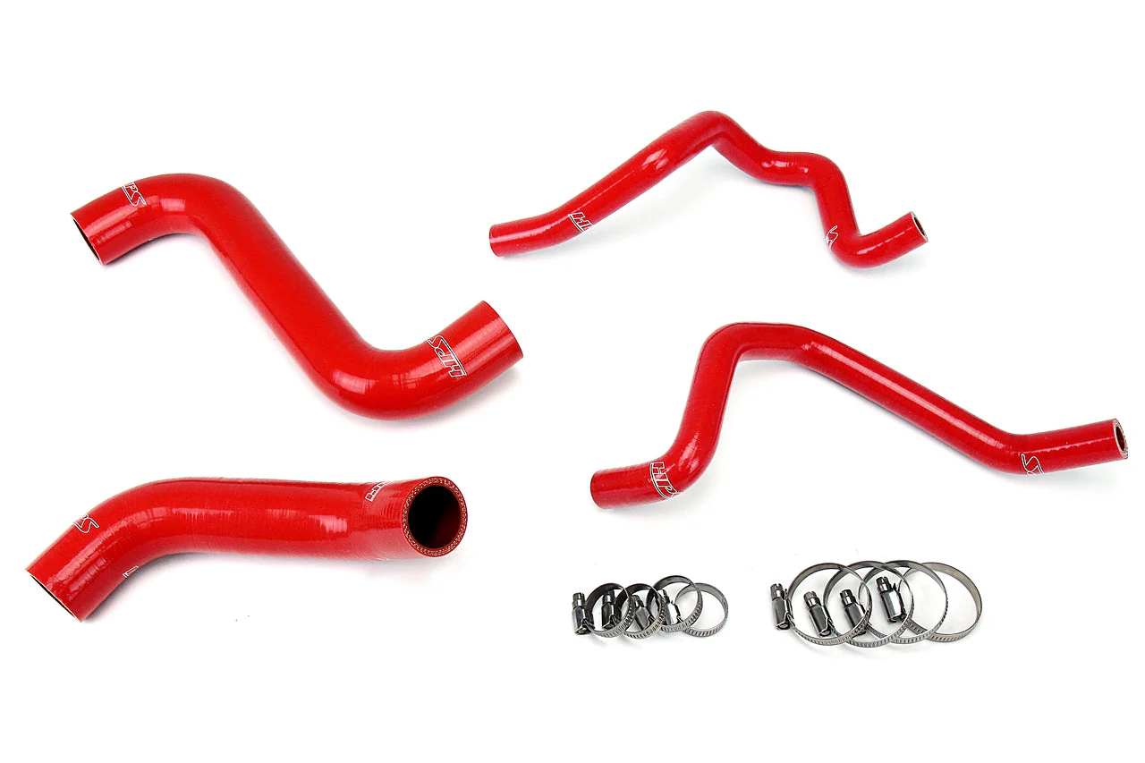 HPS Performance Silicone Coolant Hose Kit Subaru WRX 2.0L (2005) WRX STi 2.5L (05-07) WRX 2.5L (06-07) [Radiator + Heater] Black / Blue / Red - Image 3