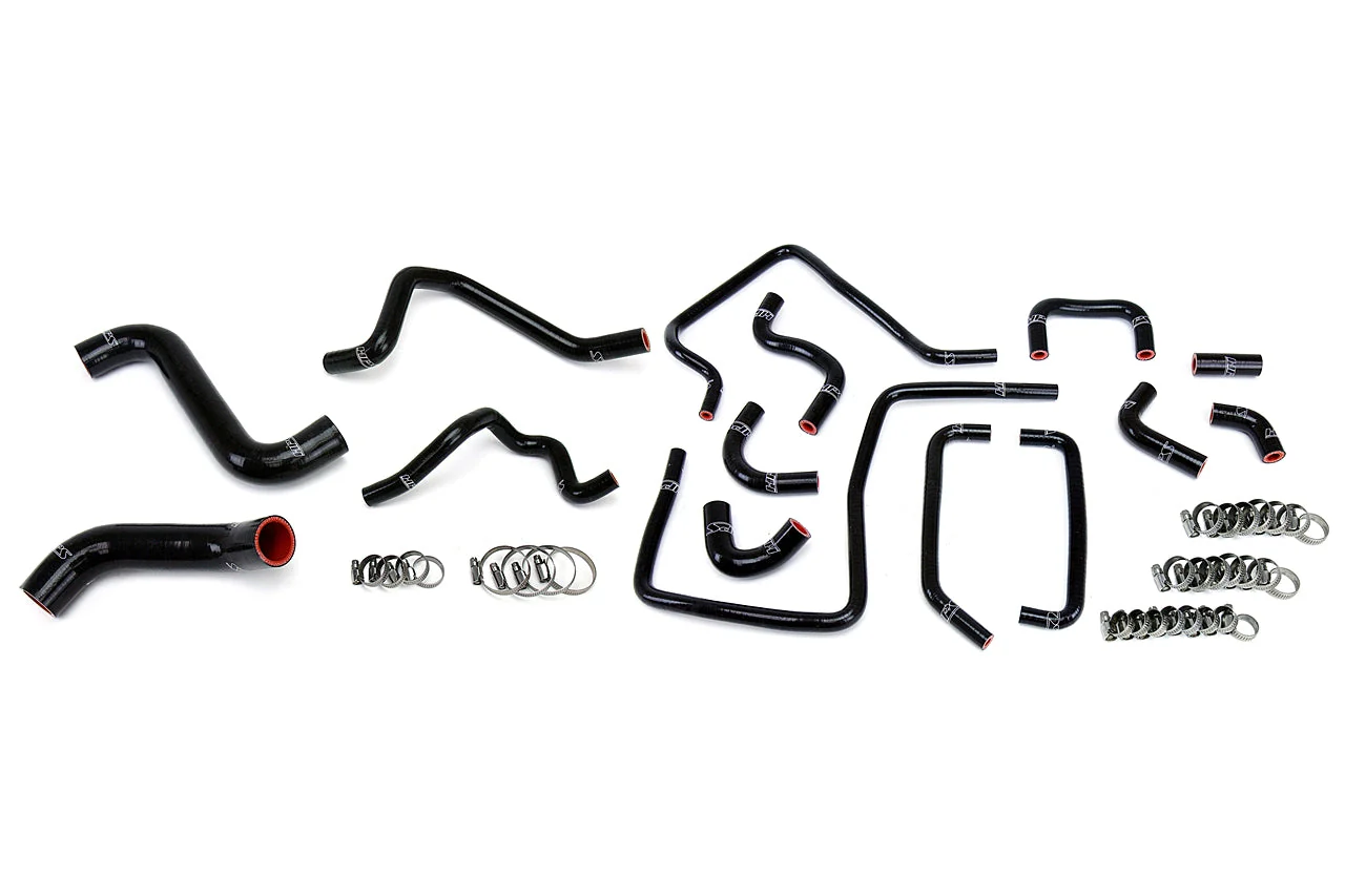 HPS Performance Silicone Coolant Hose Kit Subaru WRX / WRX STi 2.5L (06-07) [Radiator, Heater & Ancillary ] Black / Blue / Red - Image 2