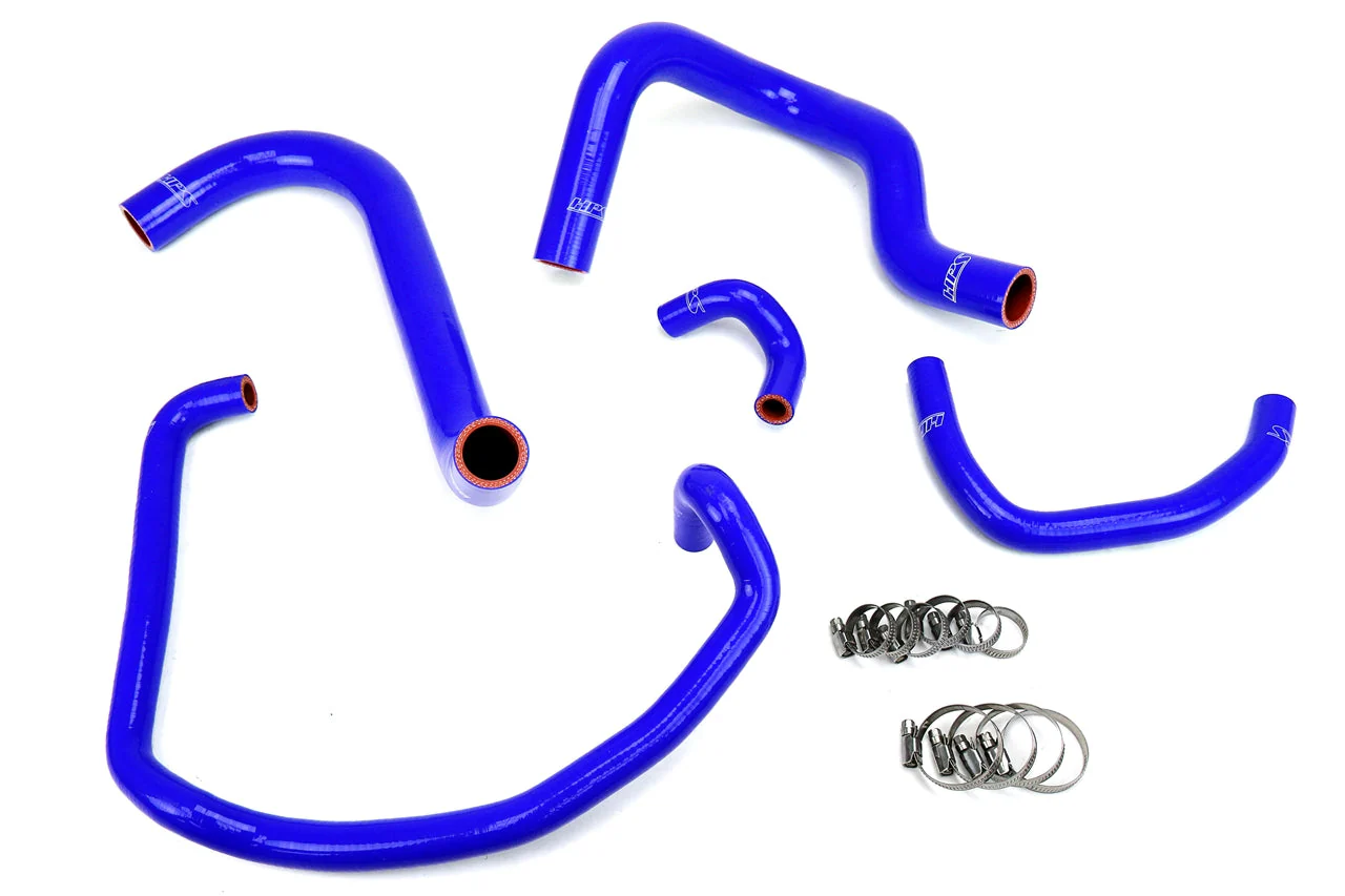 HPS Performance Silicone Coolant Hose Kit Toyota Tacoma 2.4L / 2.7L (95-04) [Radiator + Heater] Black / Blue / Red