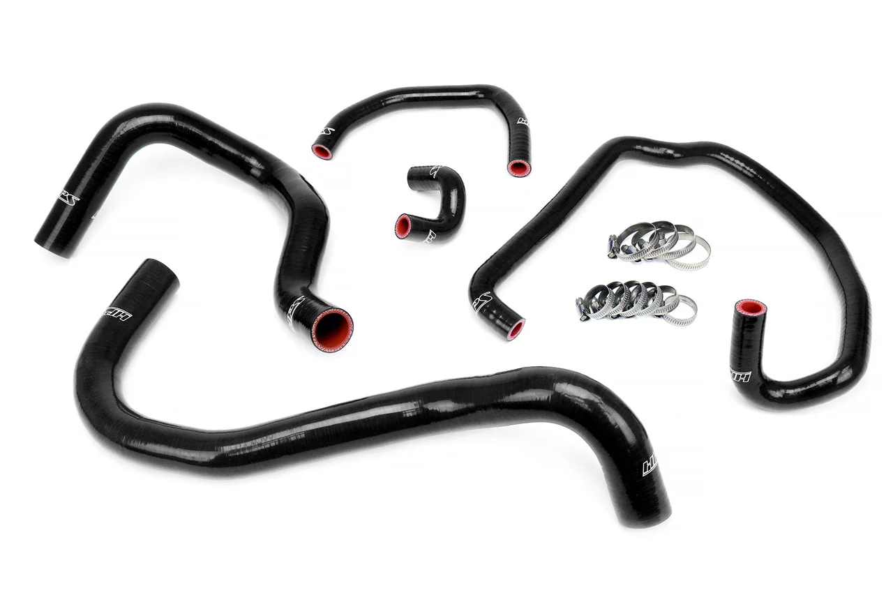 HPS Performance Silicone Coolant Hose Kit Toyota Tacoma 2.4L / 2.7L (95-04) [Radiator + Heater] Black / Blue / Red - Image 4