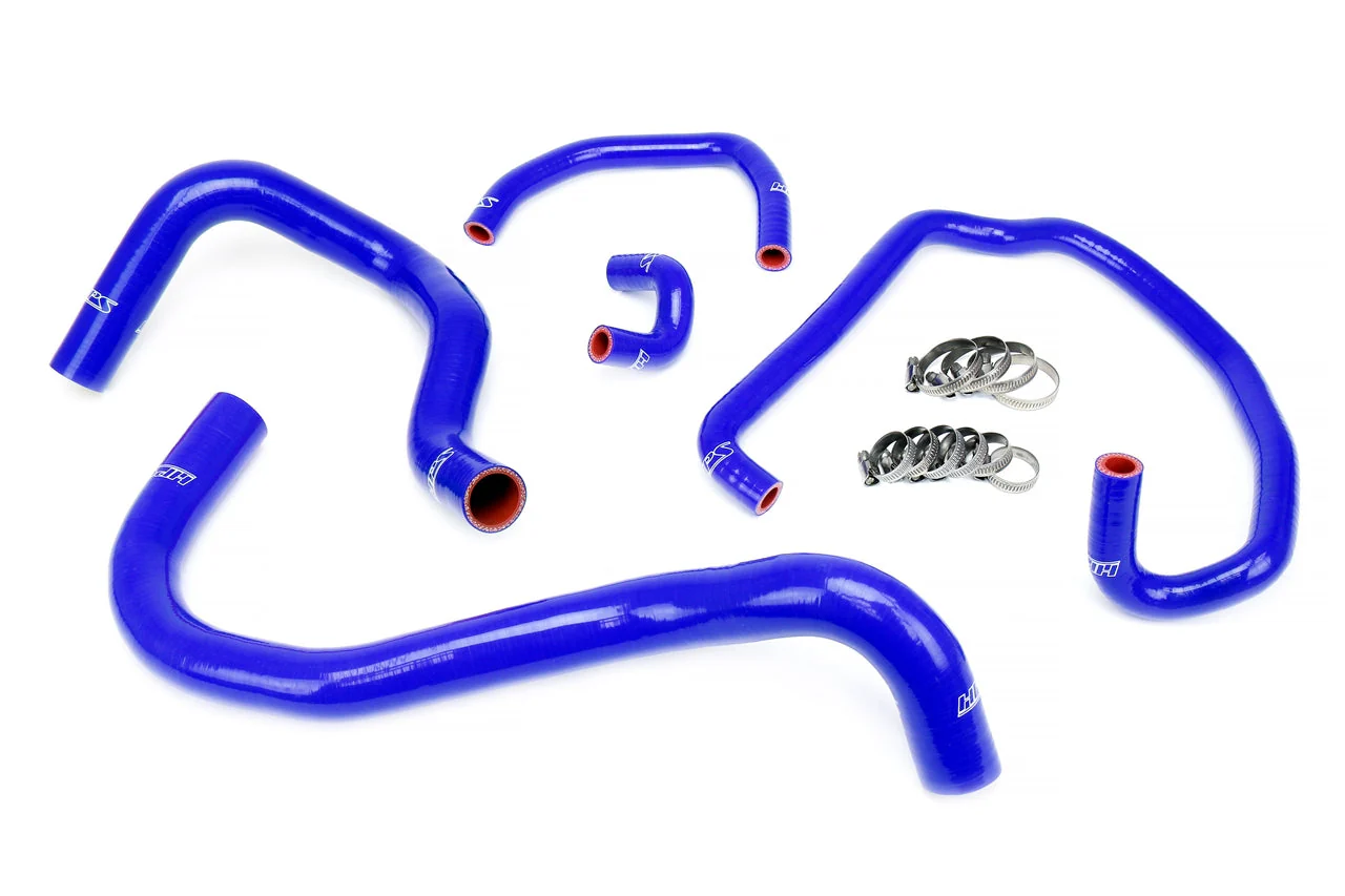 HPS Performance Silicone Coolant Hose Kit Toyota Tacoma 2.4L / 2.7L (95-04) [Radiator + Heater] Black / Blue / Red - Image 5