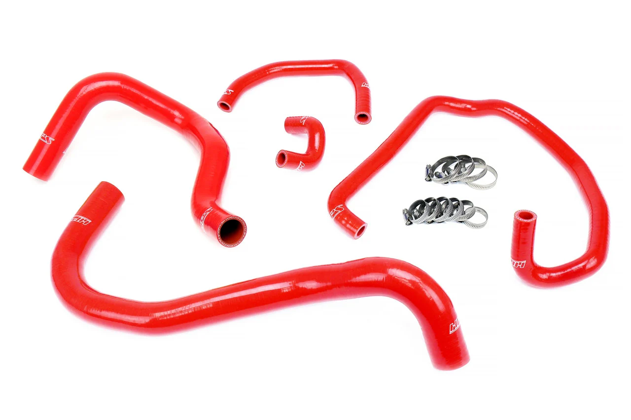 HPS Performance Silicone Coolant Hose Kit Toyota Tacoma 2.4L / 2.7L (95-04) [Radiator + Heater] Black / Blue / Red - Image 6
