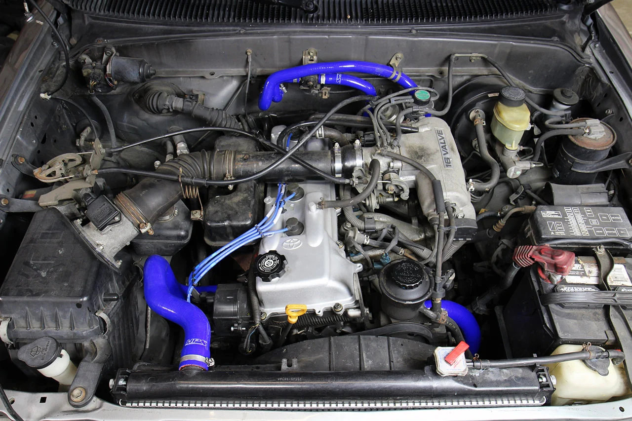 HPS Performance Silicone Coolant Hose Kit Toyota Tacoma 2.4L / 2.7L (95-04) [Radiator + Heater] Black / Blue / Red - Image 7