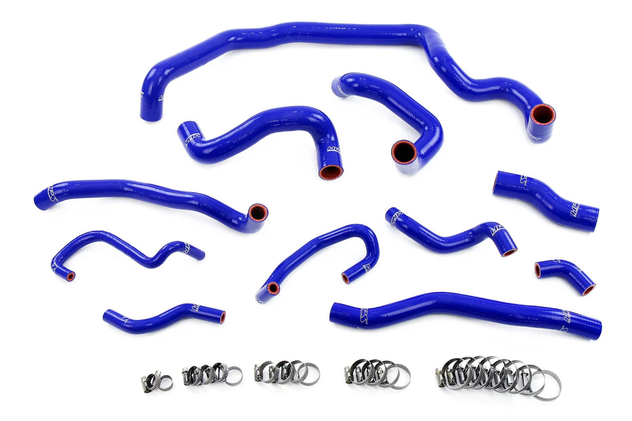 HPS Performance Silicone Coolant Hose Mini Cooper 1.6L (07-15) [Radiator, Heater, Water Pump, & Expansion Tank] Blue / Black / Red - Image 2