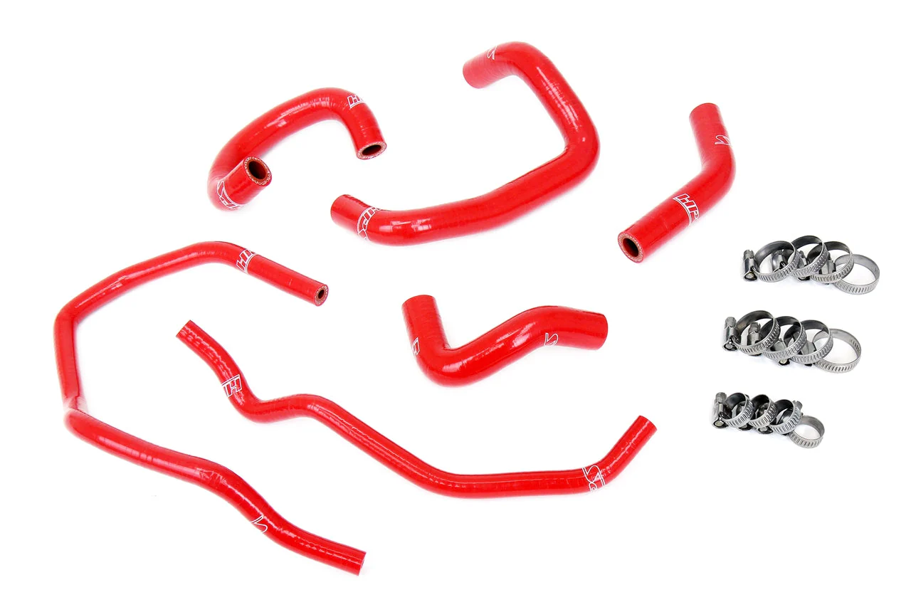 HPS Performance Silicone Coolant Hoses Toyota Supra Non Turbo 2JZGE 3.0L (93-98) [Heater + Throttle Body] Black / Blue / Red - Image 5