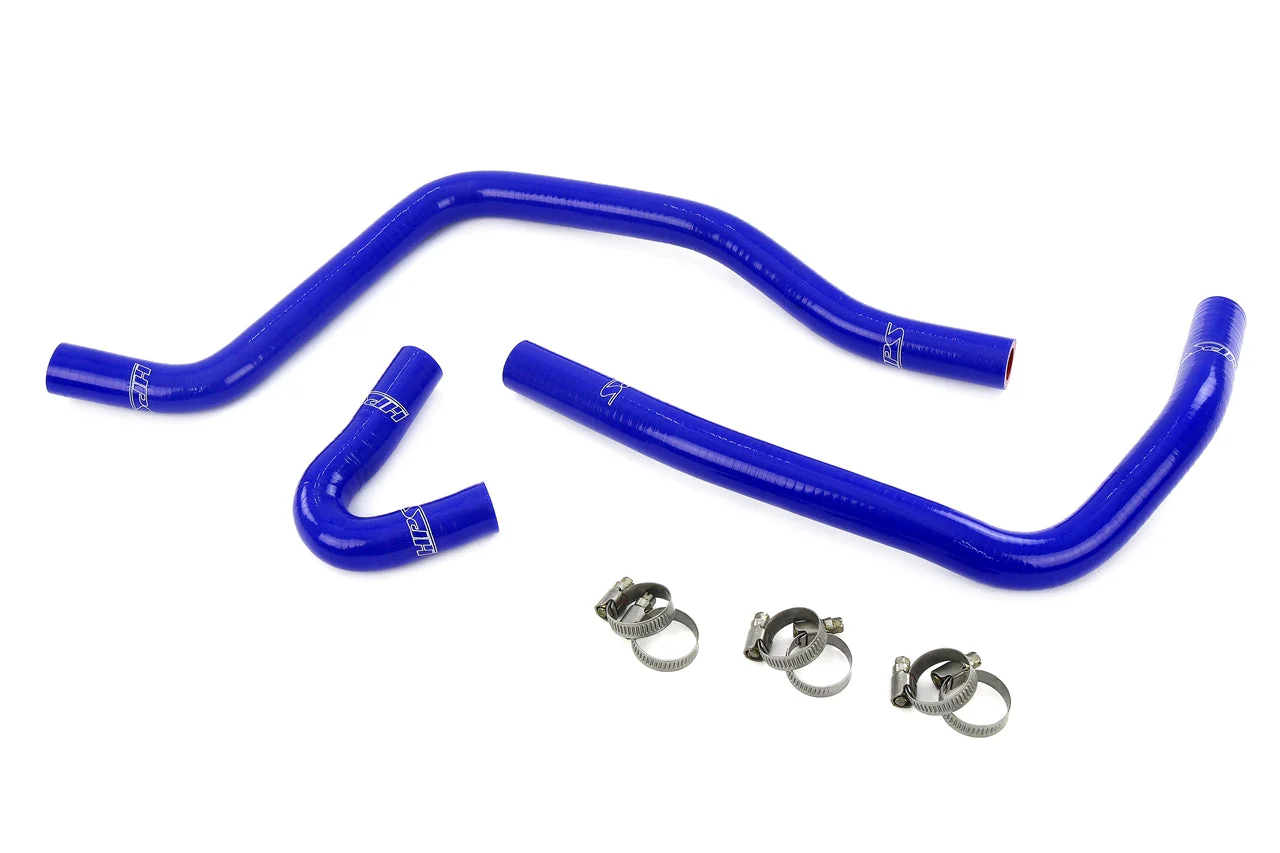 HPS Performance Silicone Hose for Ford Excursion 6.0L Diesel Turbo (2003.5-2005) Heater Coolant - Blue / Black - Image 2