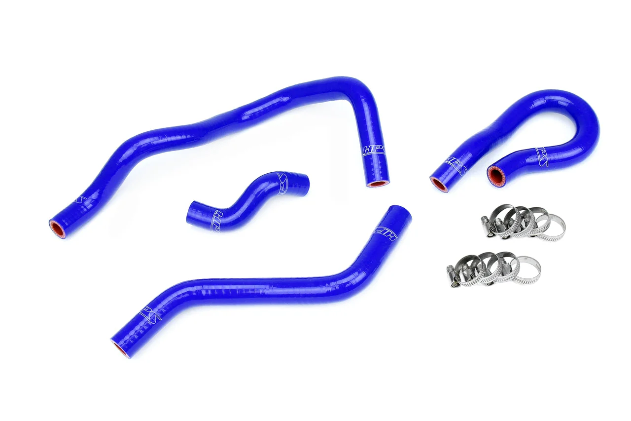 HPS Performance Silicone Heater Hoses Honda Civic EK 1.6L D16 SOHC (1996-2000) Black / Blue / Red