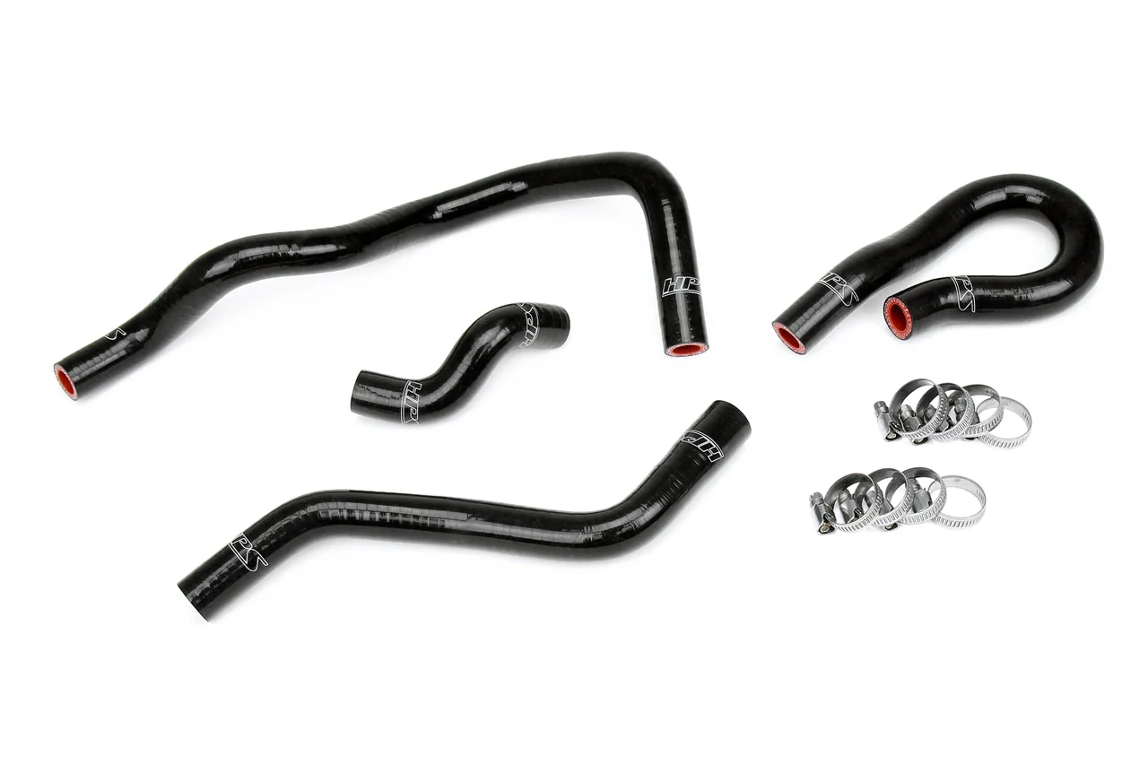 HPS Performance Silicone Heater Hoses Honda Civic EK 1.6L D16 SOHC (1996-2000) Black / Blue / Red - Image 2