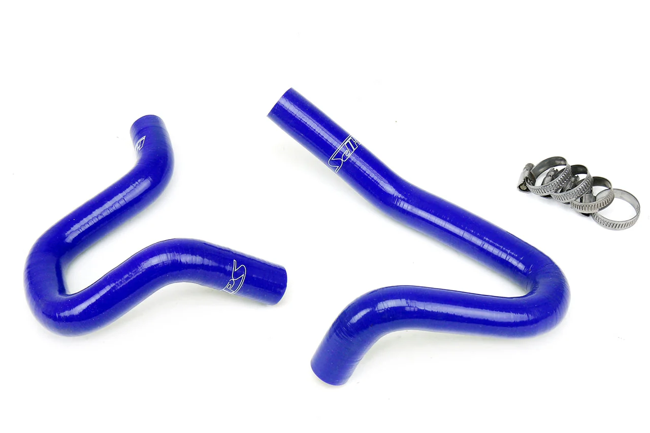 HPS Performance Silicone Heater Hoses Hyundai Genesis Coupe 2.0T Turbo 4Cyl (10-14) Red / Blue / Black