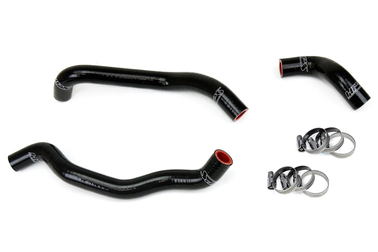 HPS Performance Silicone Heater Hoses Infiniti M35 3.5L V6 (2006-2009) Black / Blue / Red - Image 2
